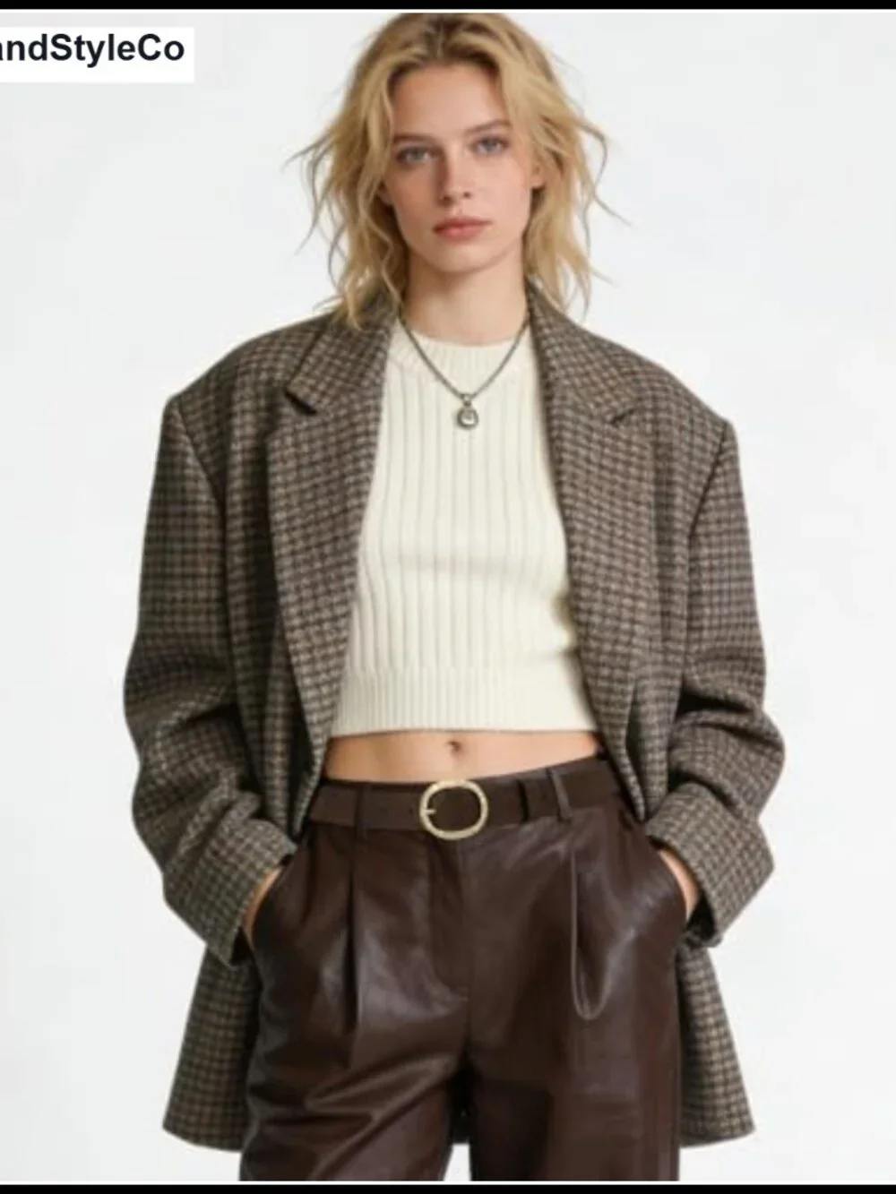 Women's Chunky Cowgirl Belt Faux Leather Western Waist Belt